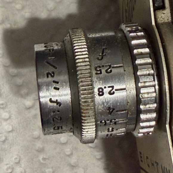 Vintage Dejur Citation Eight 8mm Movie Camera & Leather Case and Manual - Picture 7 of 16